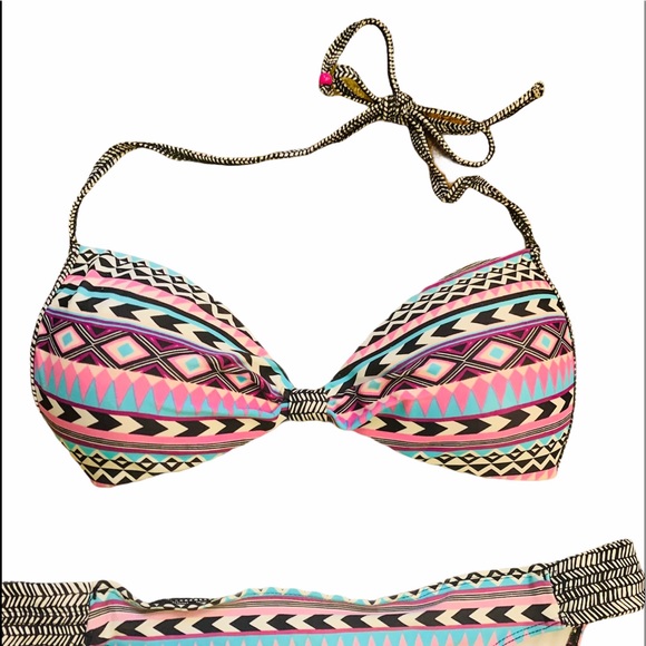 Empire Aztec Patterned Bikini - Picture 4 of 5